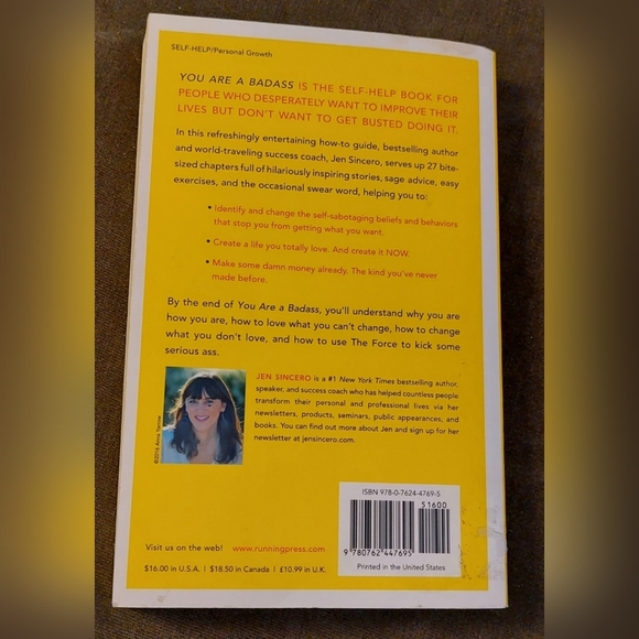 Book You are a Bad Ass by Jen Sincero Paperback Read - Picture 2 of 2